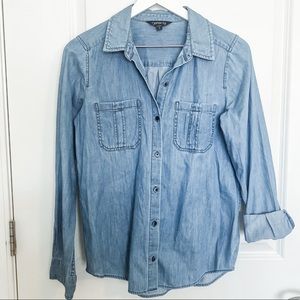 Express denim button up